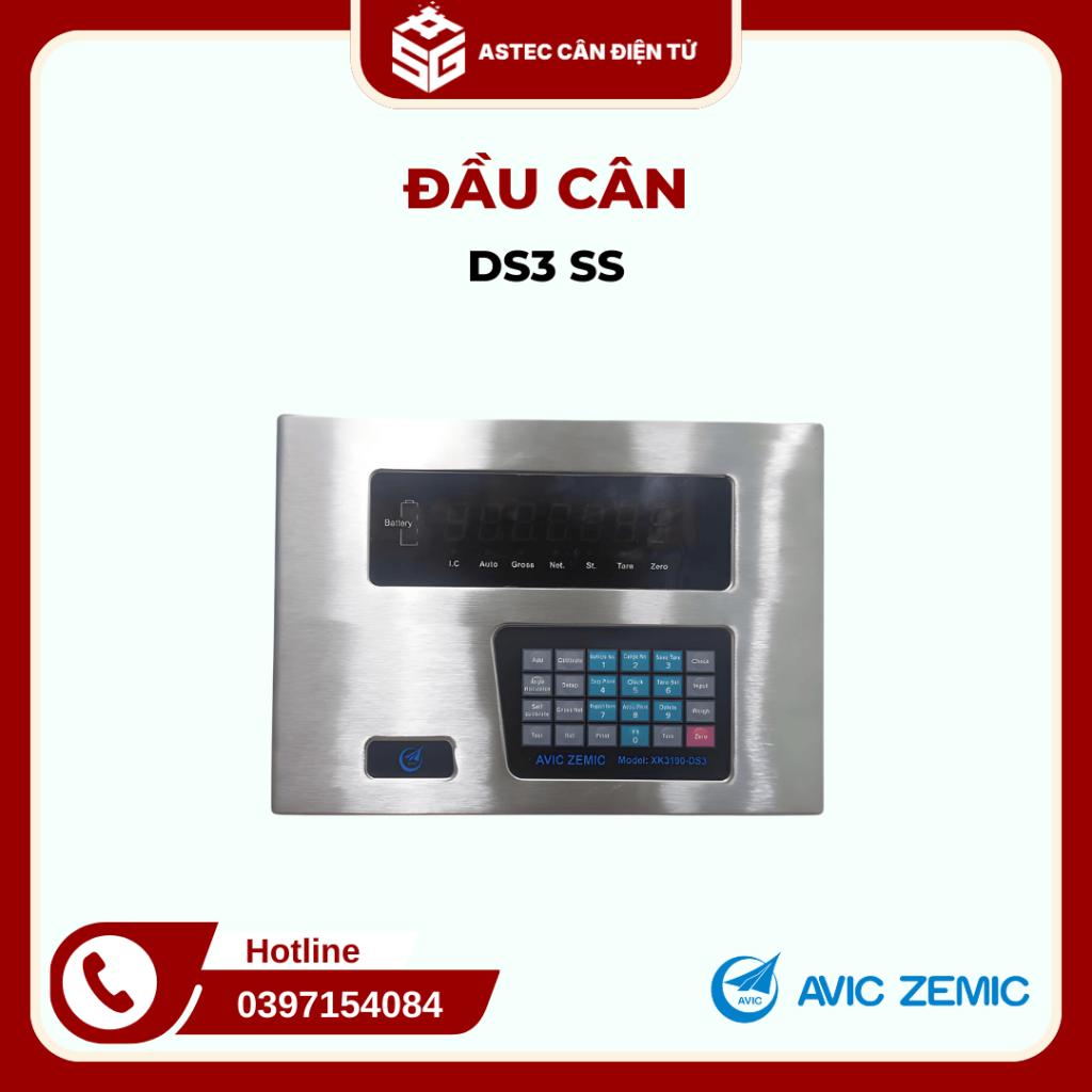 Đầu cân DS3SS Zemic
