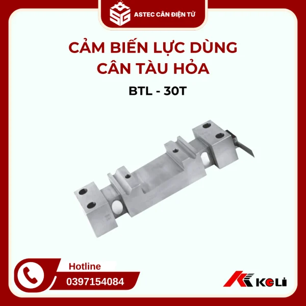 Cảm biến lực dùng cân tàu hỏa BTL - 30T - ASTEC Cân điện tử