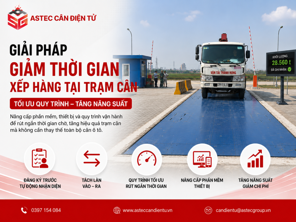 Tối ưu thời gian chờ tai trạm cân ô tô