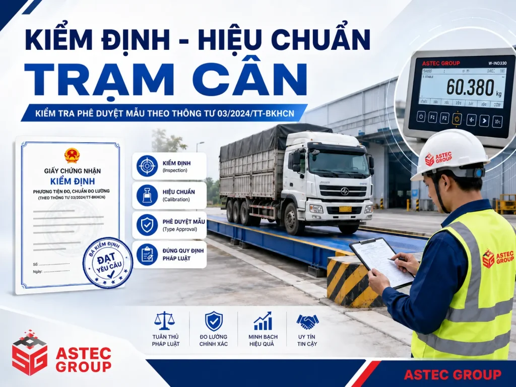 kiểm định, hiệu chuẩn trạm cân