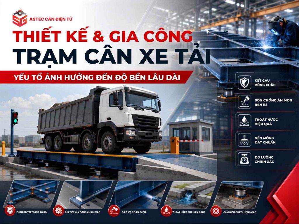 thiết kế trạm cân xe tải
